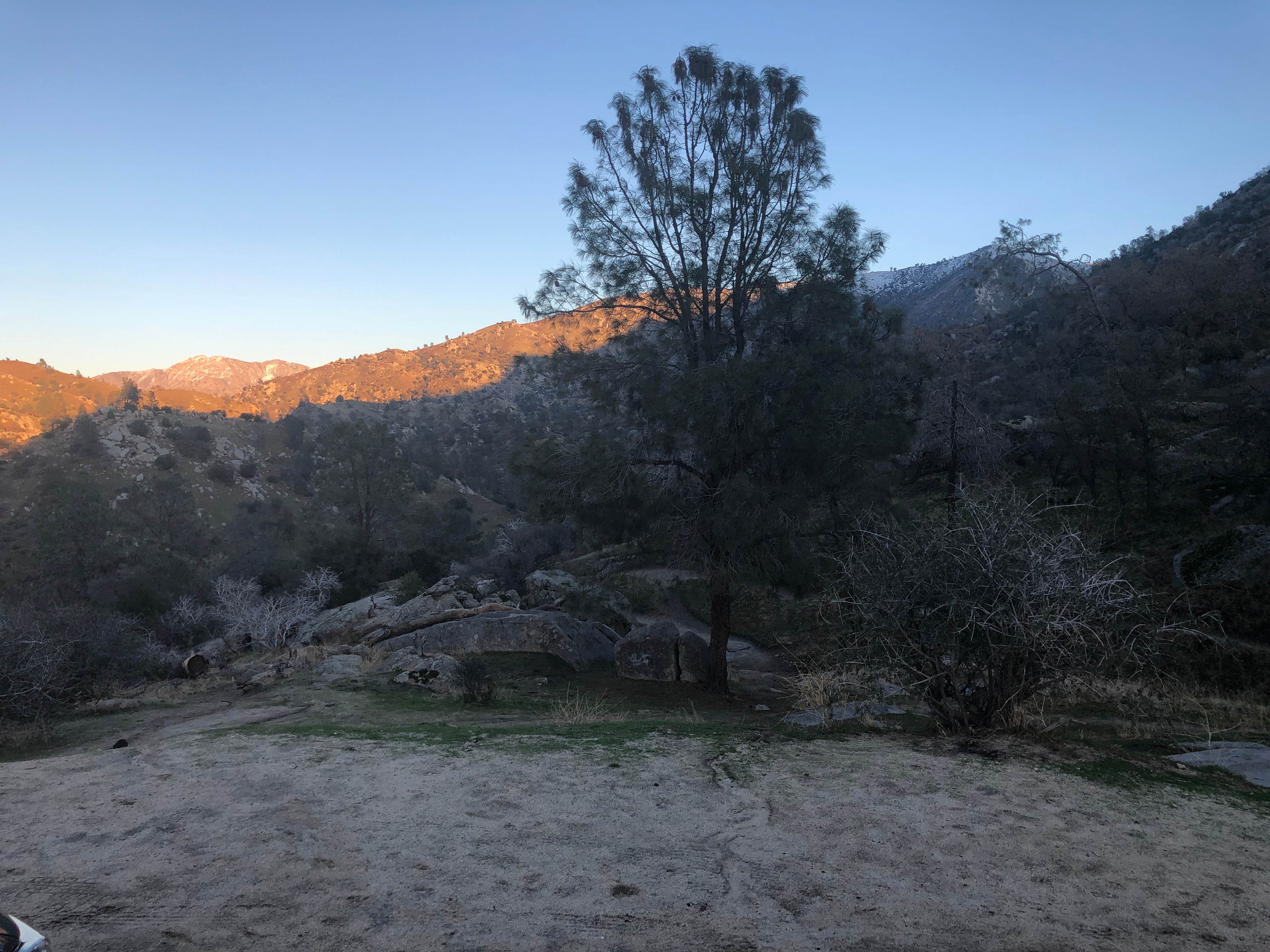 Camping near Keyesville Recreation Area Dispersed: Remington, Bodfish, California