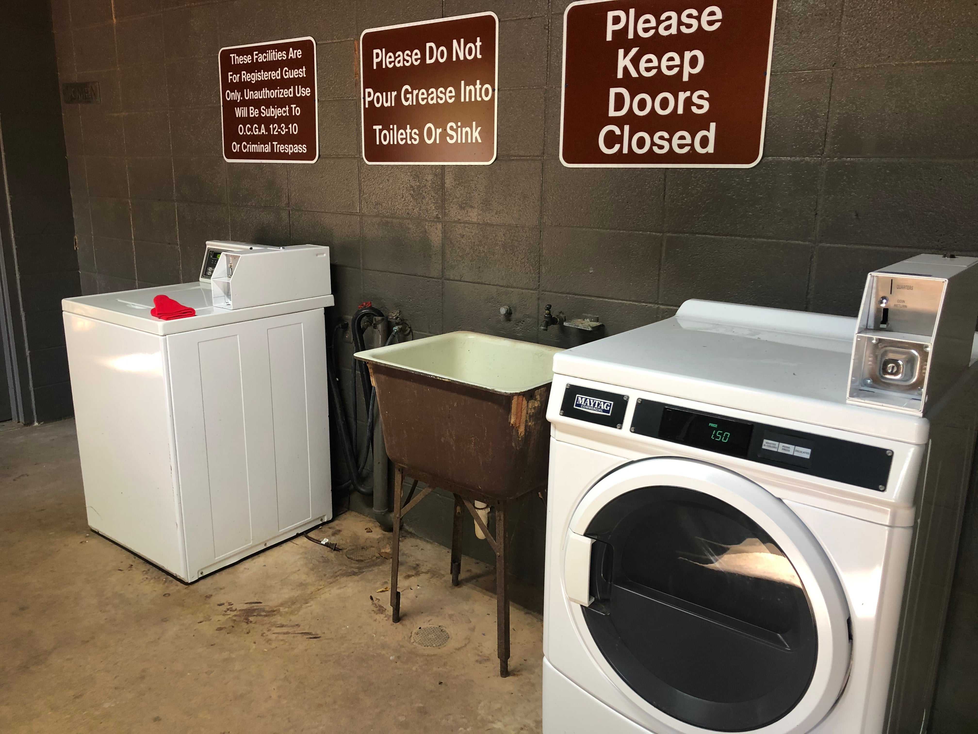 Very nice laundry facilities and utility sink