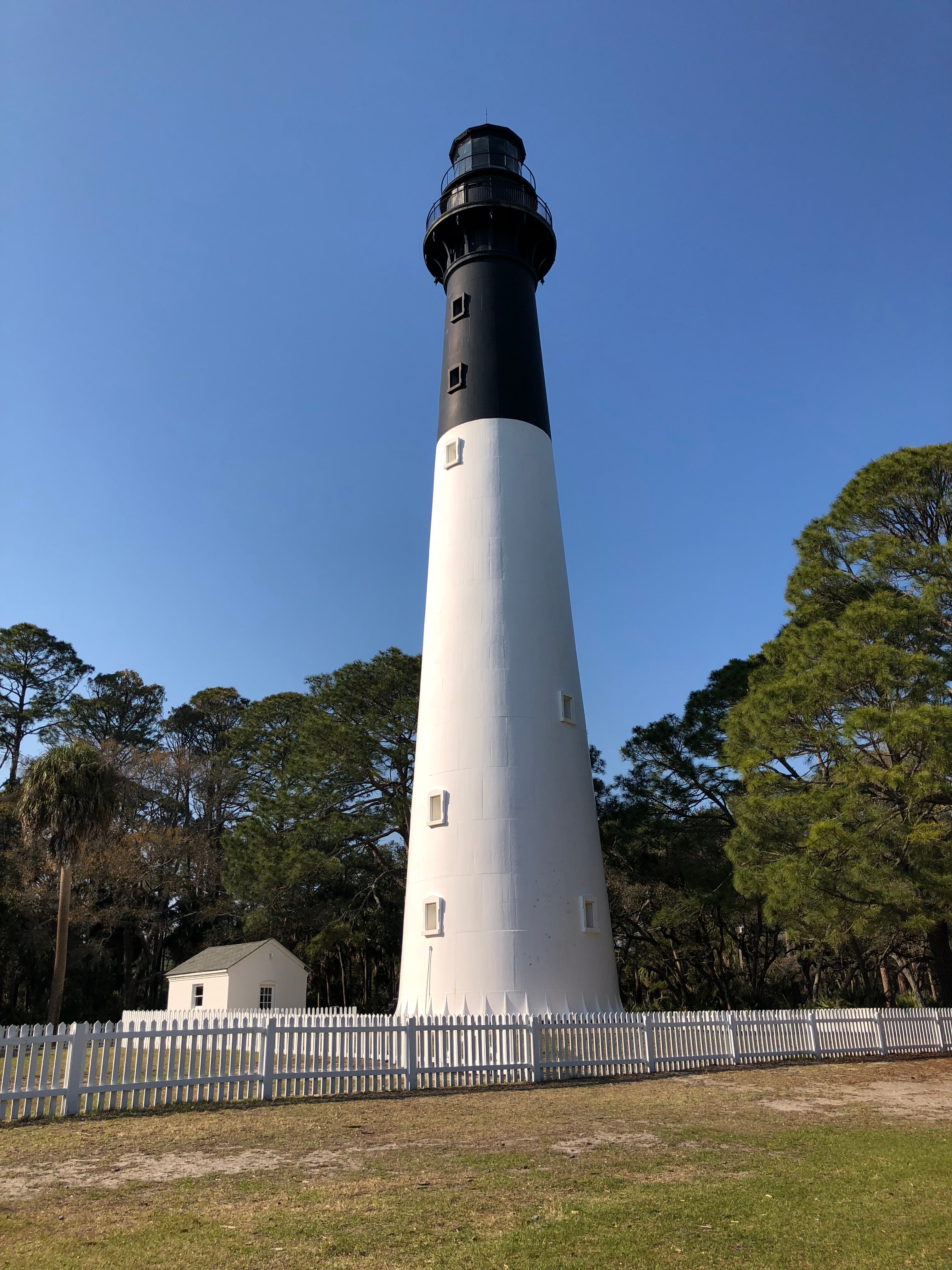 The lighthouse is within easy walking distance from the campground