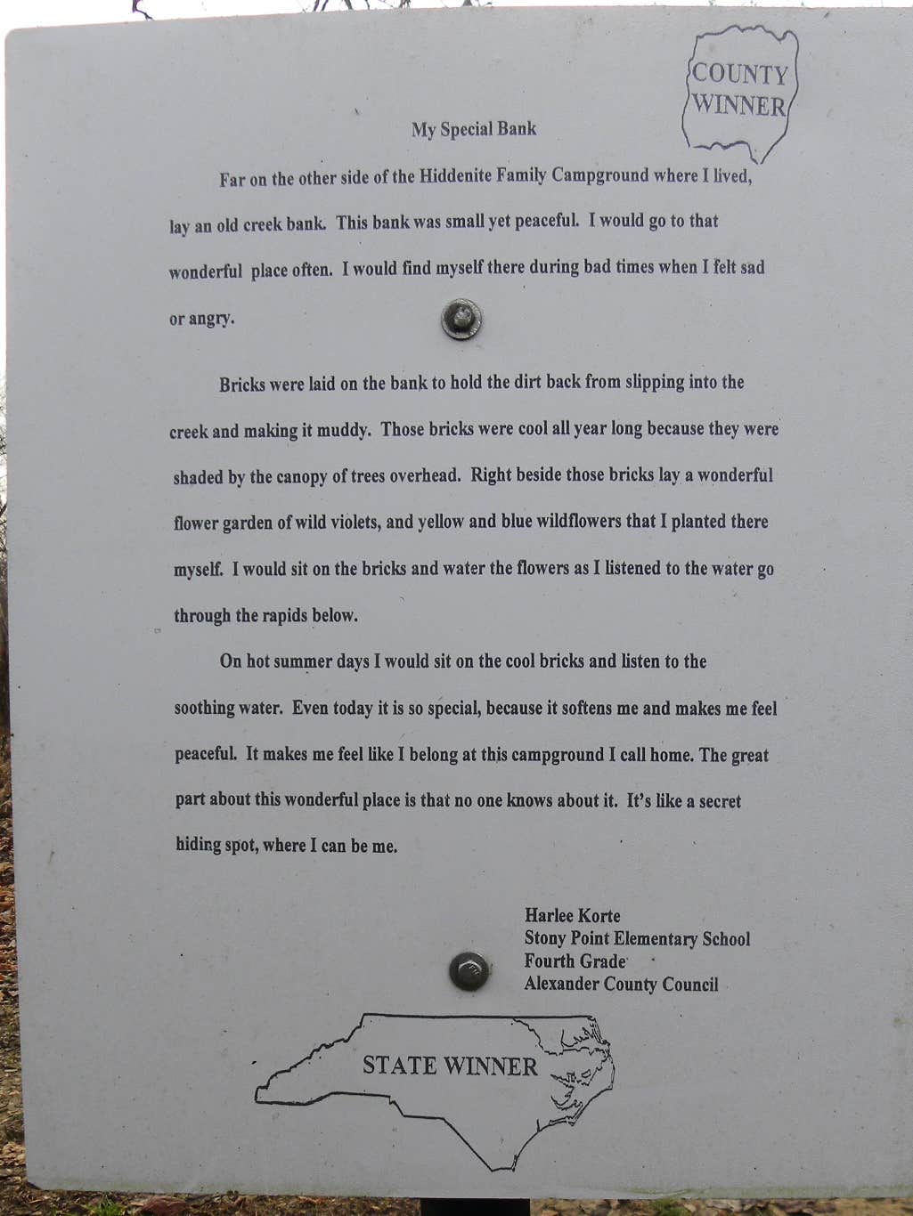 Camper-submitted photo at Hiddenite Family Campground near Statesville, NC