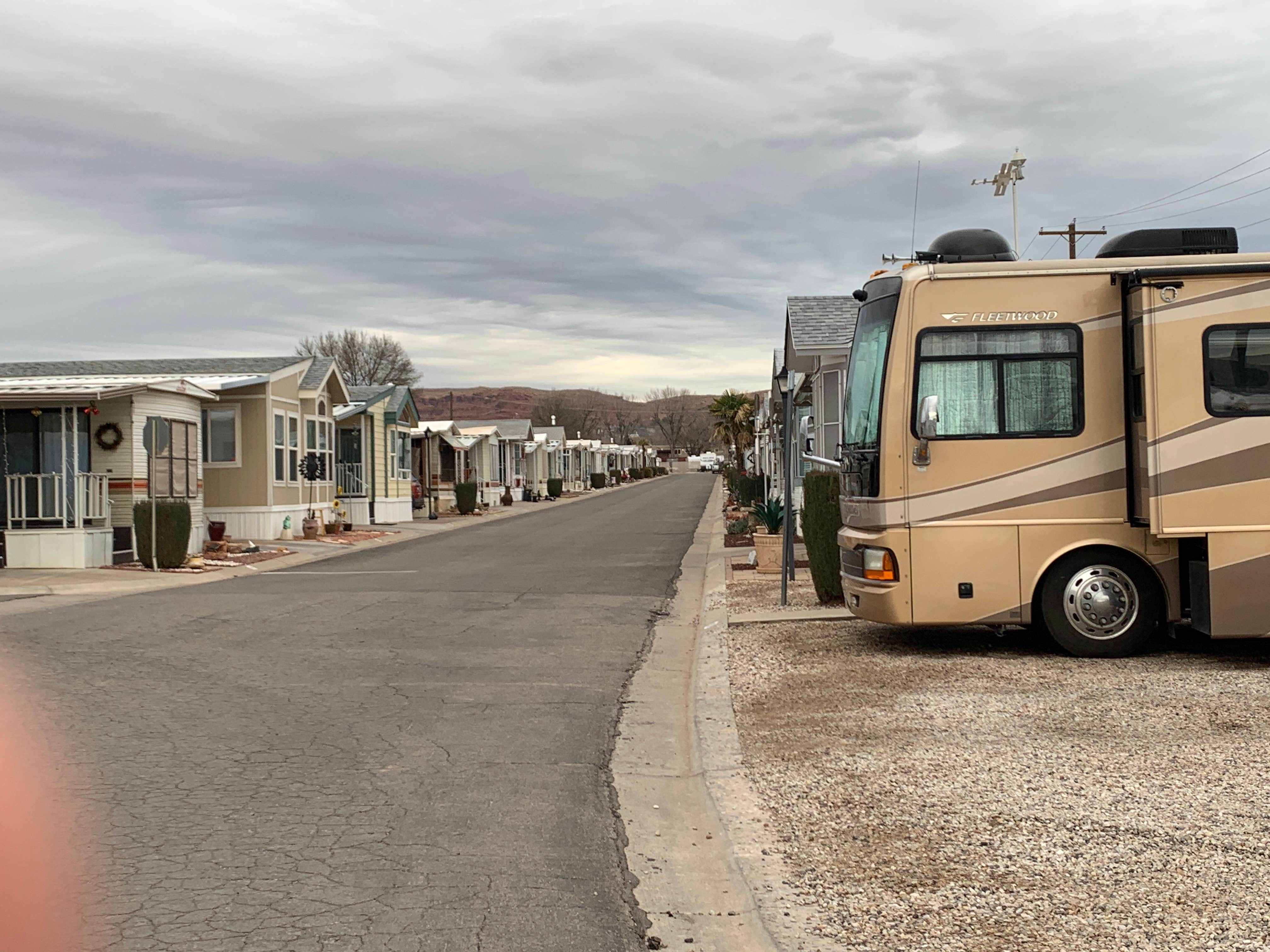 Troy W.'s photo of rv camping at McArthur's Temple View RV Resort near Ivins, UT