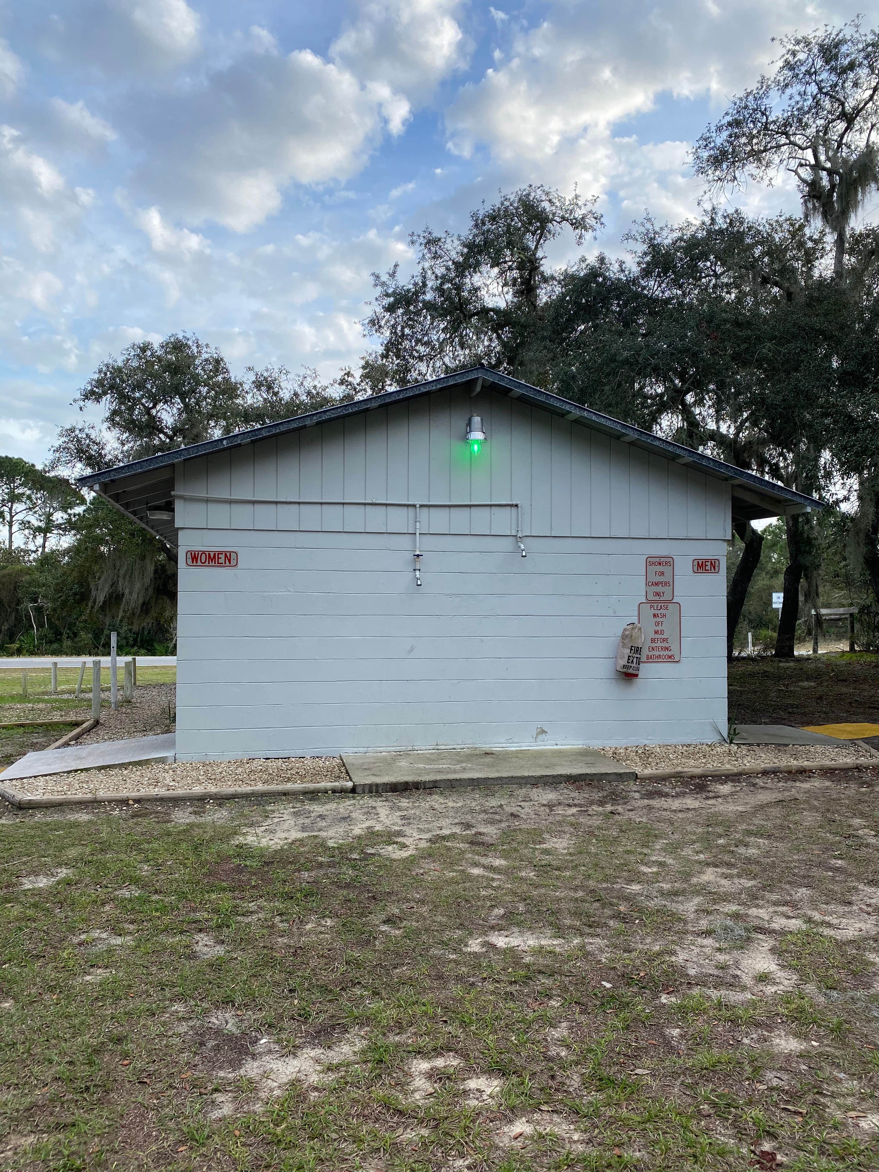 Annie C.'s photo of glamping accommodations at Shell Mound Campground near Williston, FL