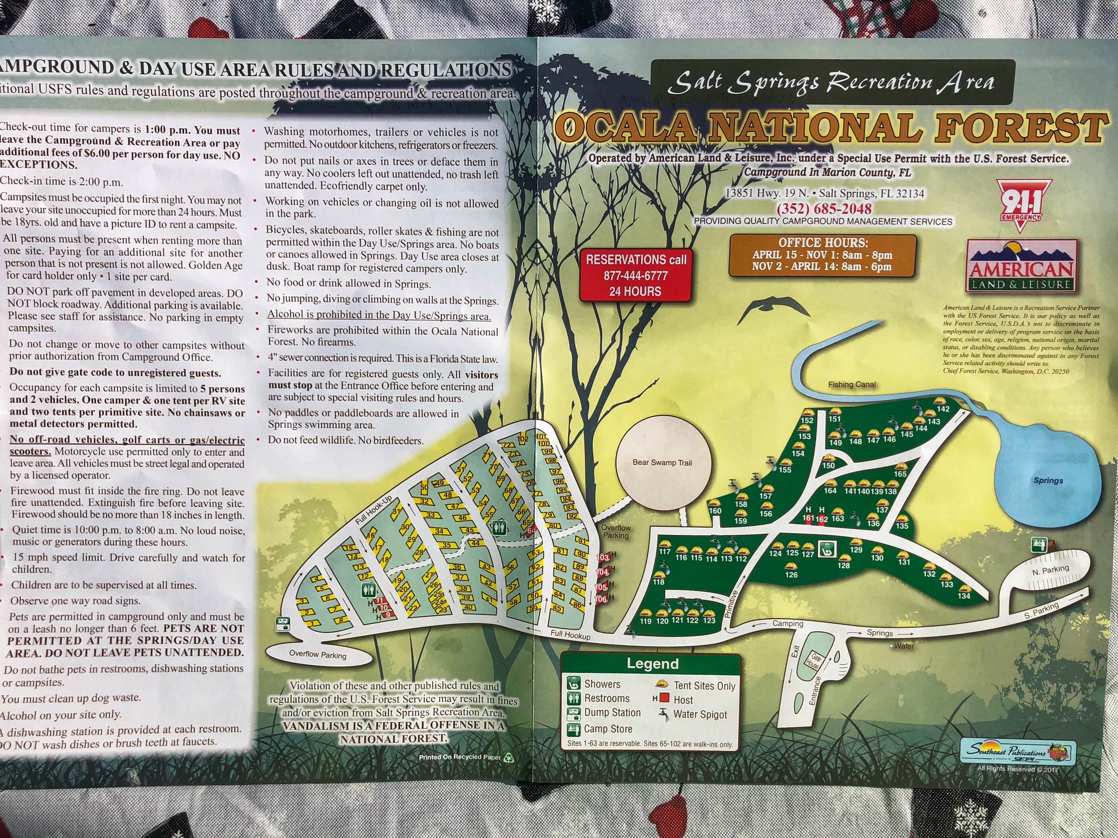 Campground map