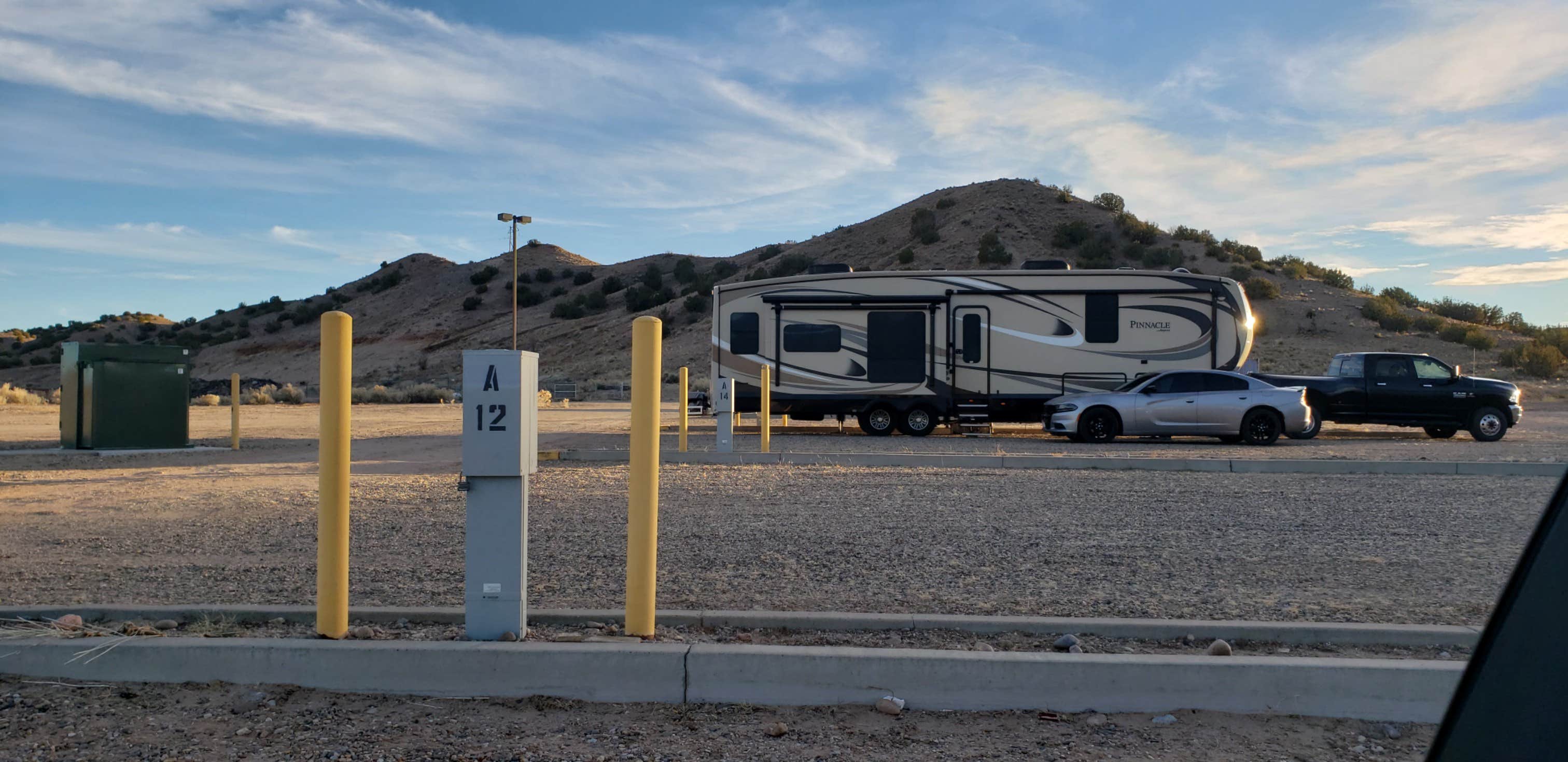 Jean C.'s photo of rv camping at Black Mesa Casino near San Antonio, NM