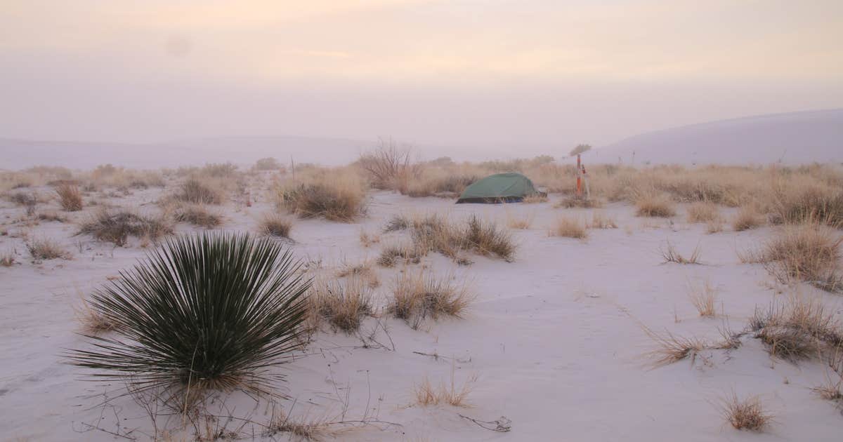 Backcountry Primitive Sites — White Sands National Park