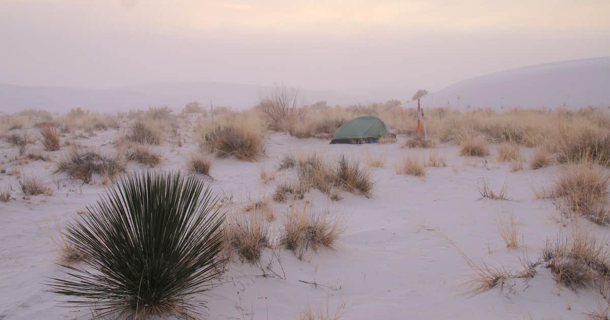 Backcountry Primitive Sites — White Sands National Park