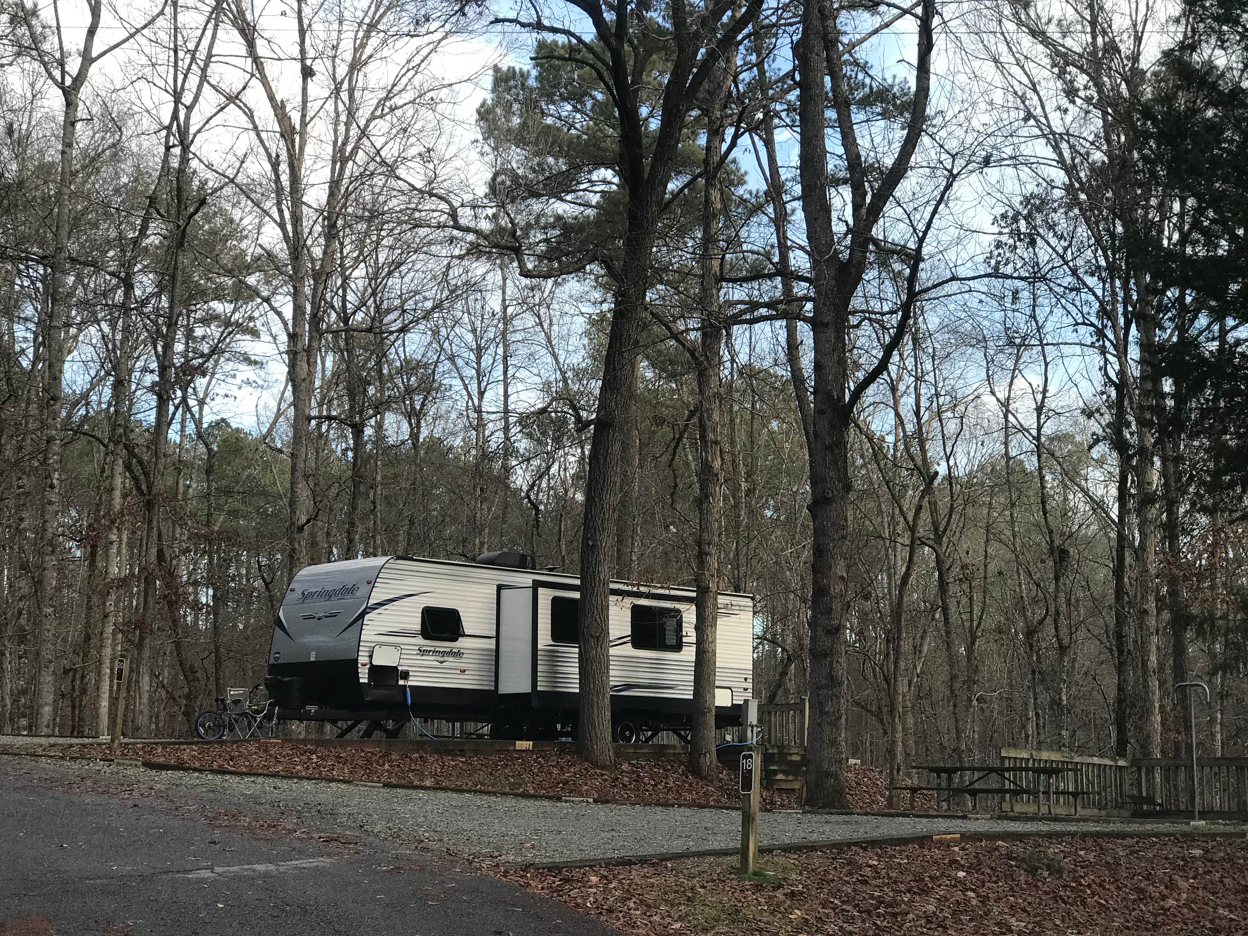 Joshua C.'s photo of rv camping at Indian Springs State Park Campground near Conyers, GA