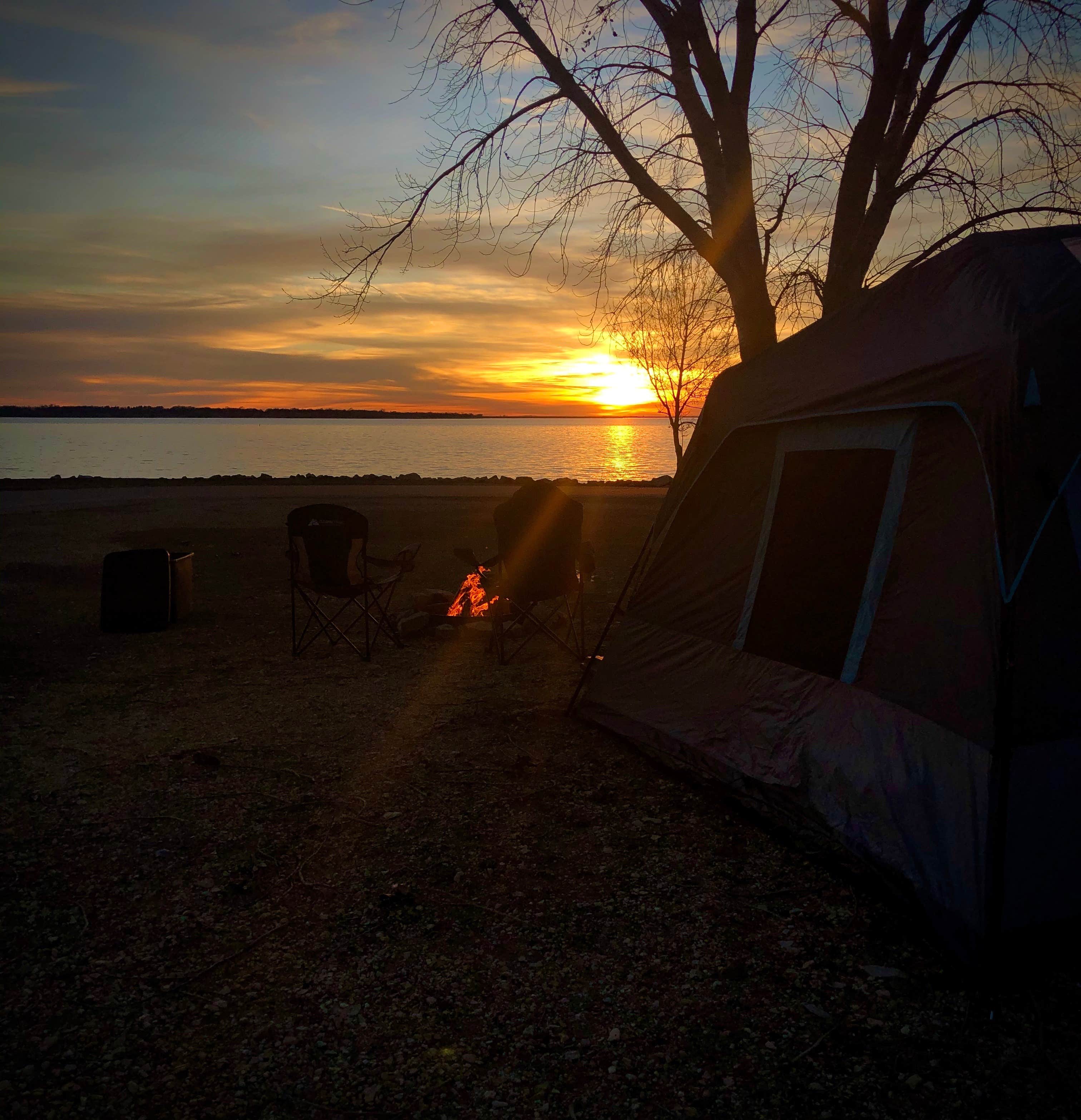Ethan E.'s photo at Kanza Campground — Glen Elder State Park near Jamestown, KS