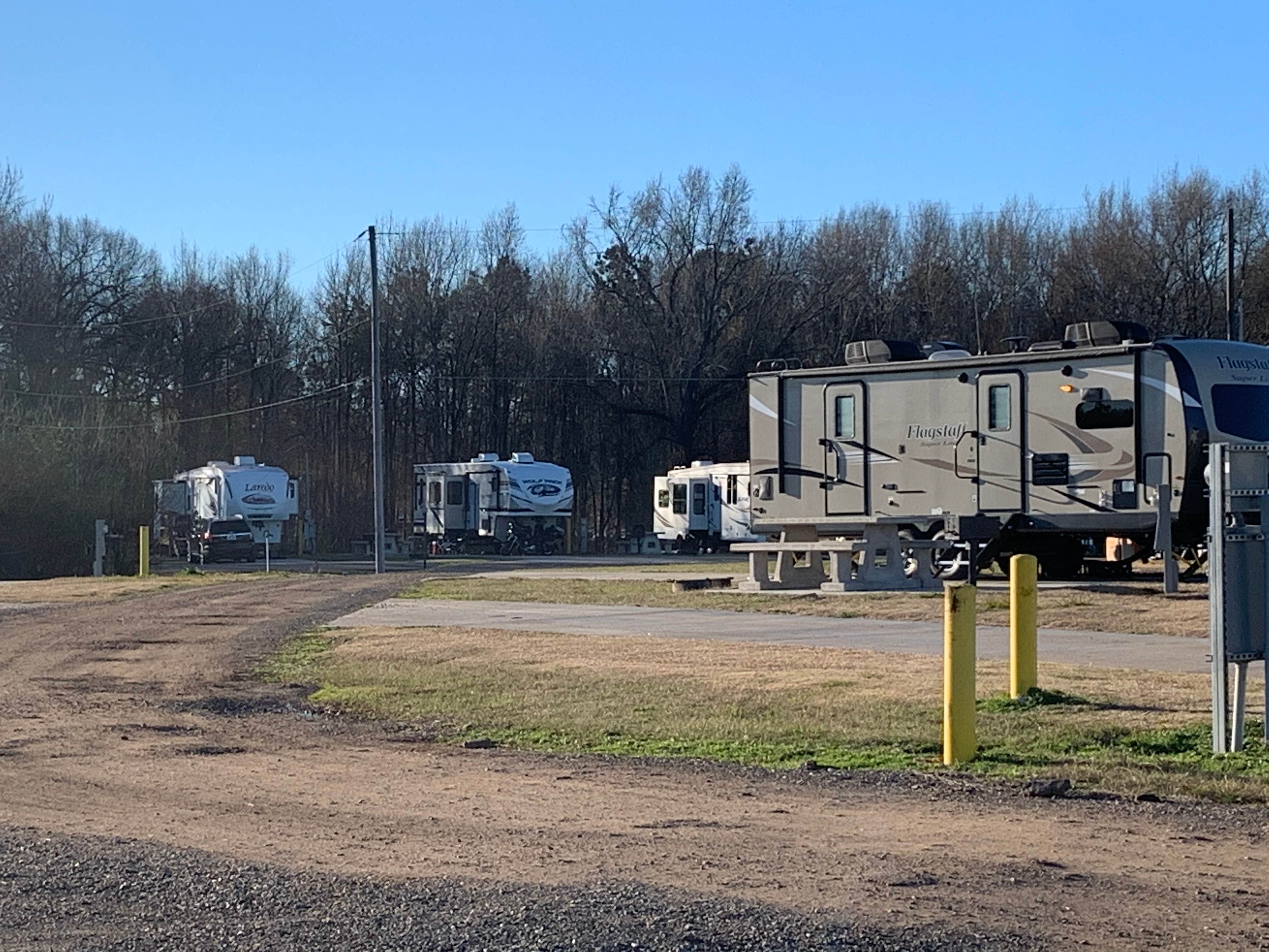 Den O.'s photo of rv camping at Gavel Falls Cabin Rentals and RV Campground near Blanchard, LA