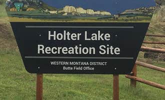 Camping near Cottonwood Creek: Holter Dam Rec. Site Campground, Wolf Creek, Montana