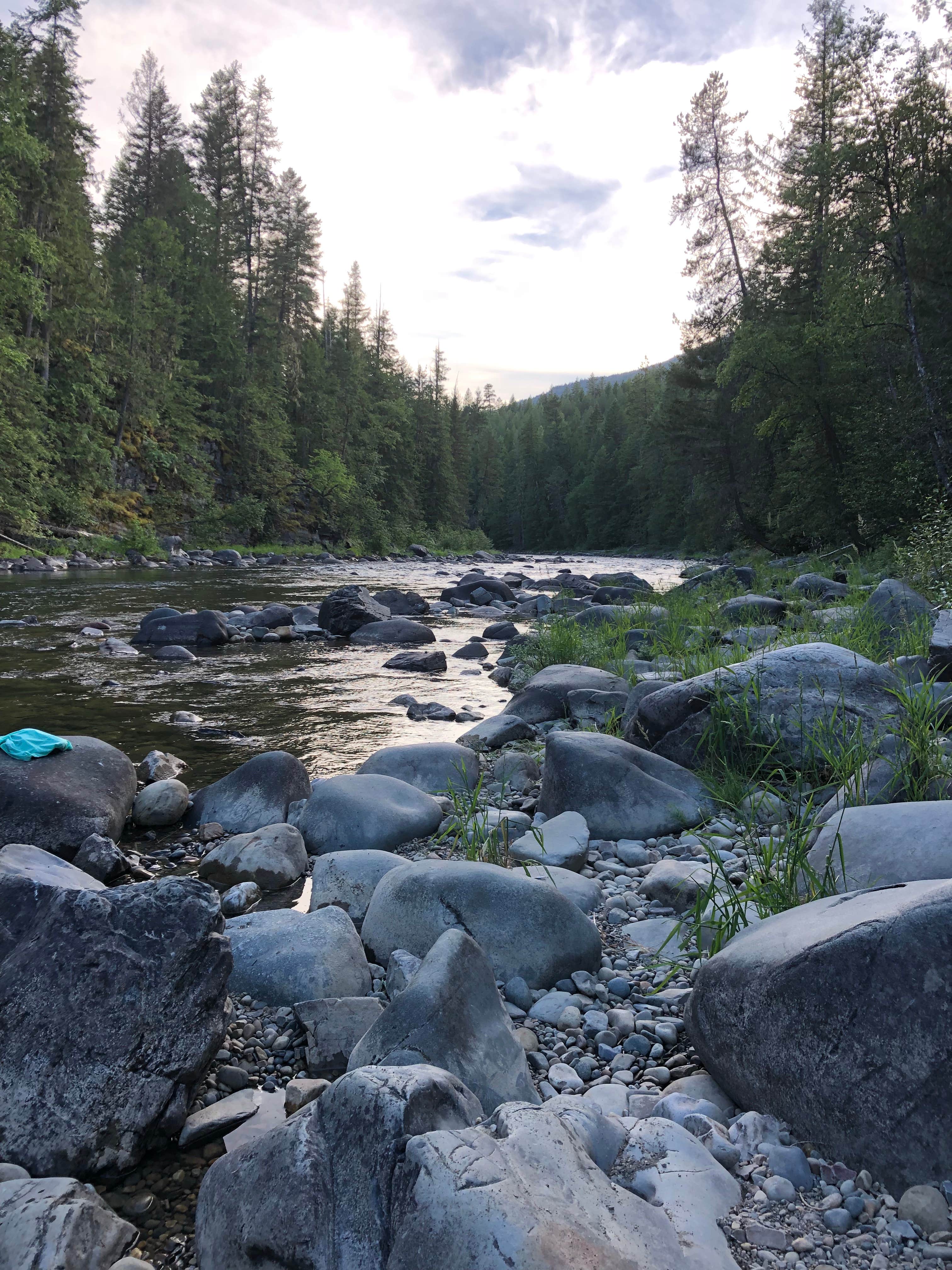 Camper-submitted photo at Yaak Falls Campground near Eureka, MT