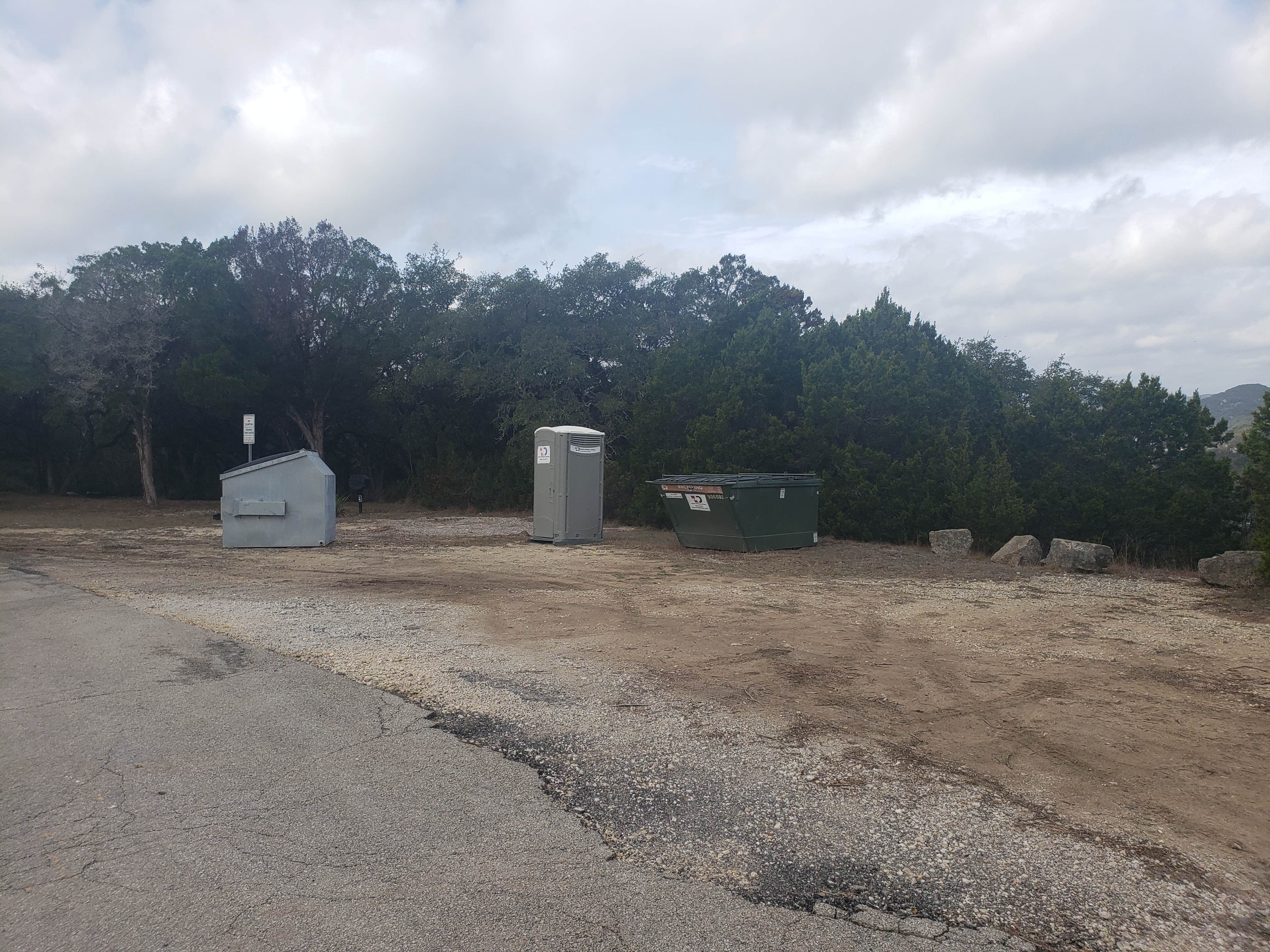 Nomadlyweds  .'s photo of glamping accommodations at Sandy Creek Park near Johnson City, TX