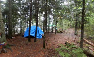 Steph H.'s photo of tent camping at Clearwater Lake West Campsite near Grand Portage, MN