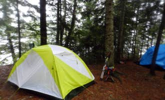 Camping near Poplar Creek Wilderness Yurts: Clearwater Lake West Campsite, Grand Marais, Minnesota