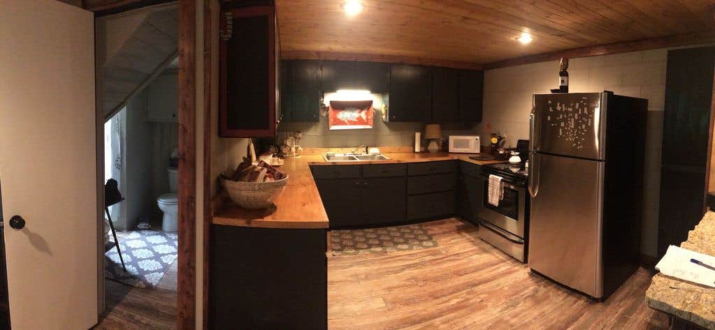 Camper submitted image from Cozy A-Frame on Beautiful Lake Bob Sandlin - 2