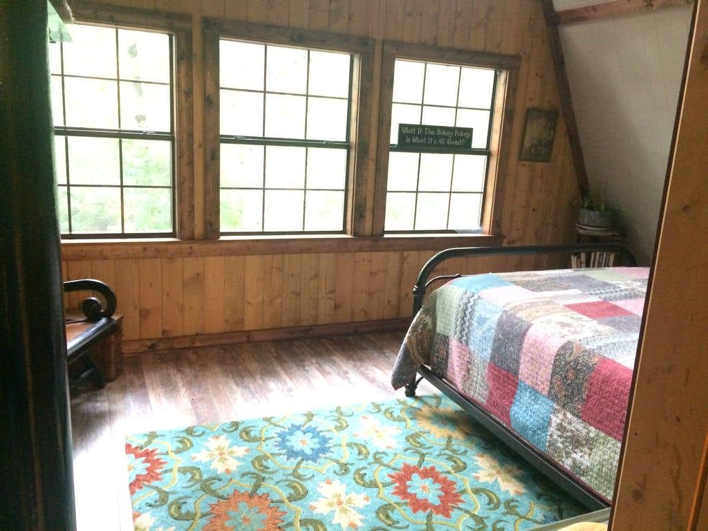 Camper-submitted photo at Cozy A-Frame on Beautiful Lake Bob Sandlin near Pittsburg, TX