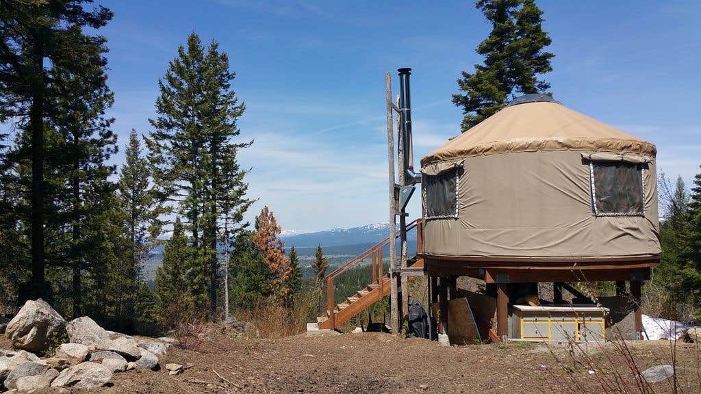 Gary H.'s photo at Silver Fox Yurt near Donnelly, ID