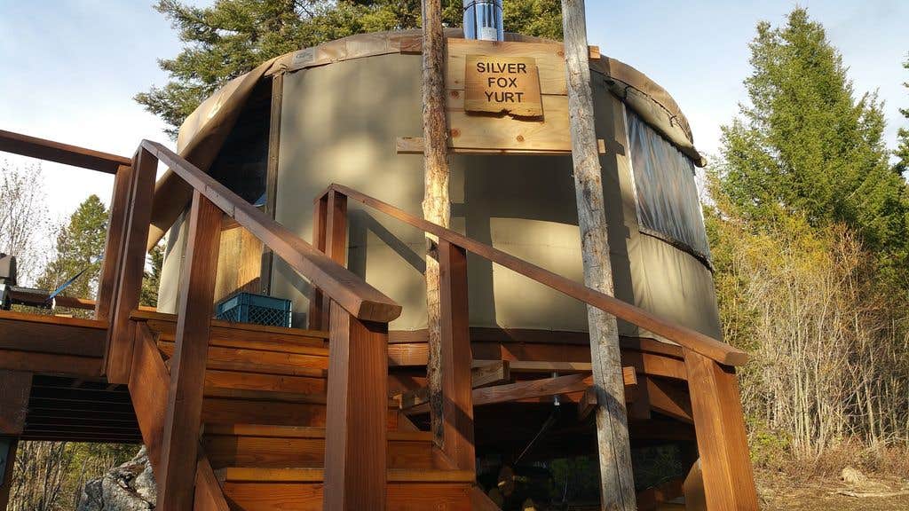 Gary H.'s photo of glamping accommodations at Silver Fox Yurt near Oxbow, OR