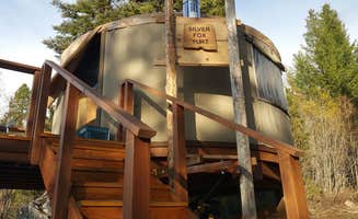 Gary H.'s photo of glamping accommodations at Silver Fox Yurt near Crouch, ID