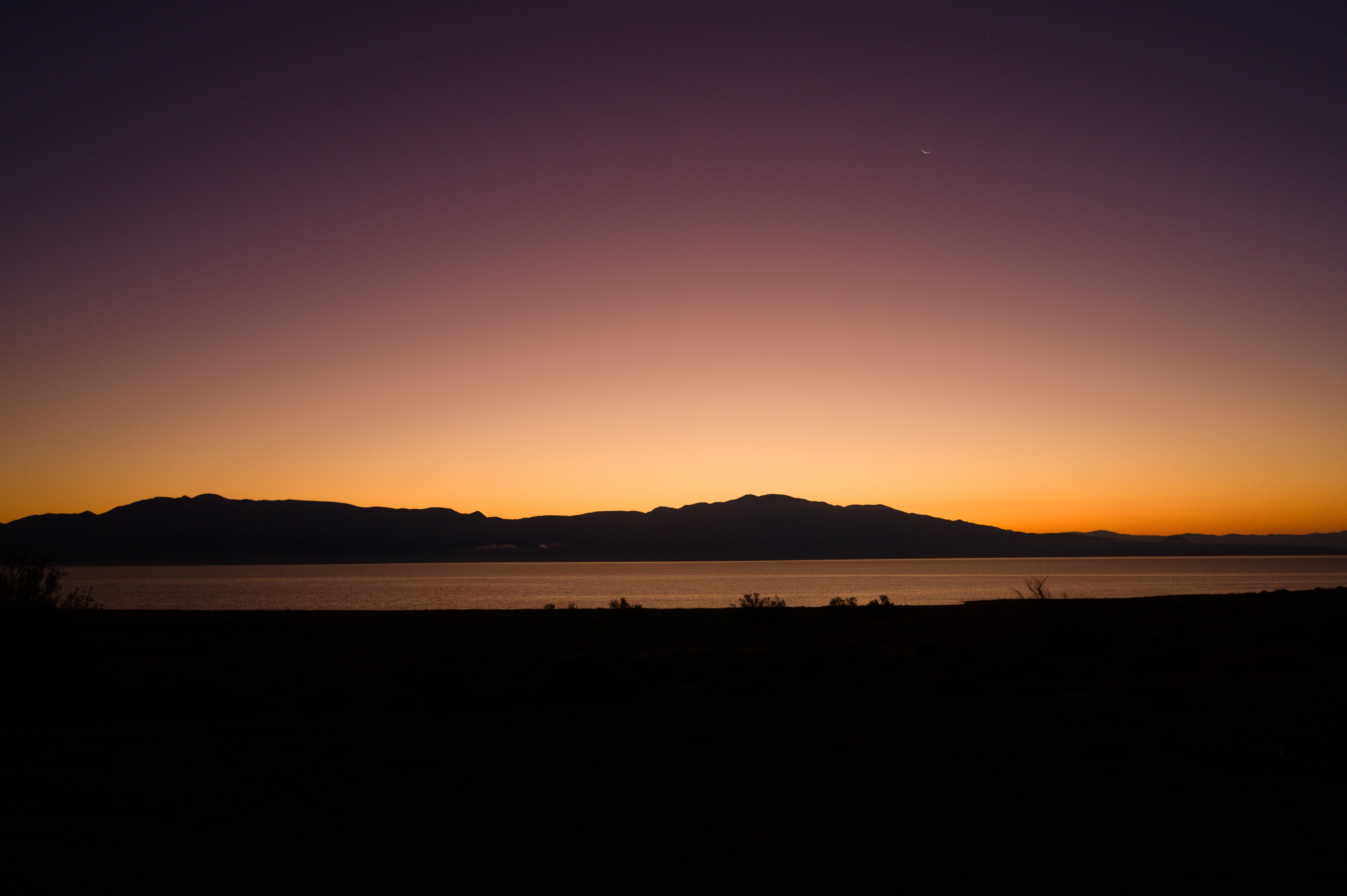 Sunrise on Walker Lake