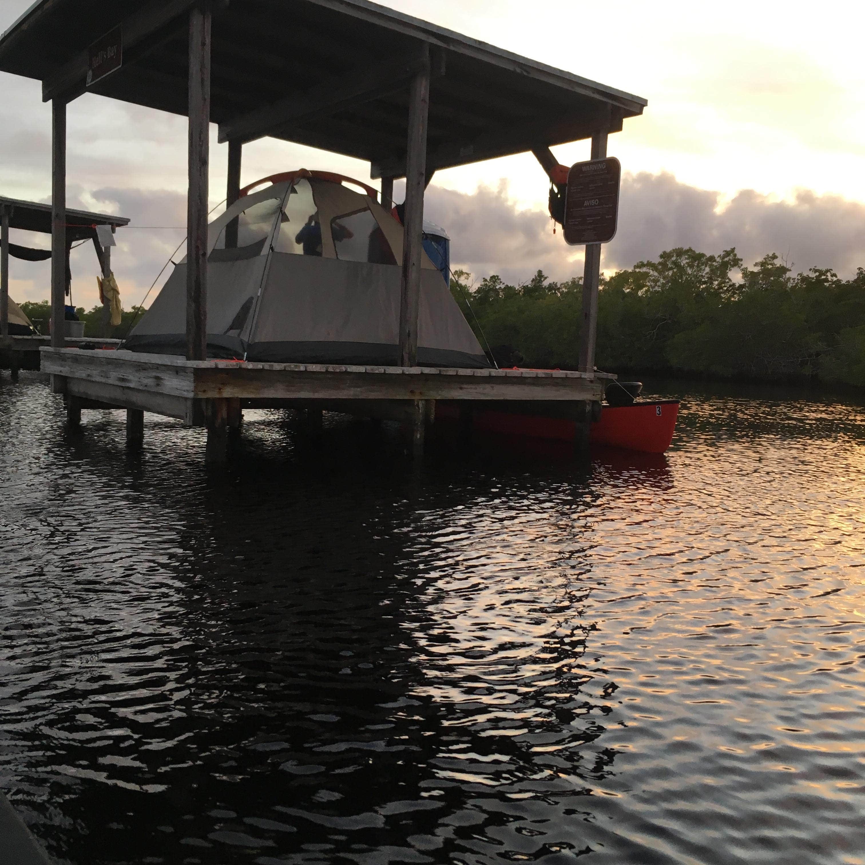 Camper submitted image from Backcountry Hells Bay Chickee — Everglades National Park - 2