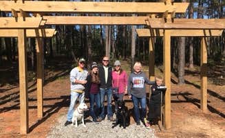 Rebecca H.'s photo of camping with pets at Bogue Chitto State Park Campground in Louisiana