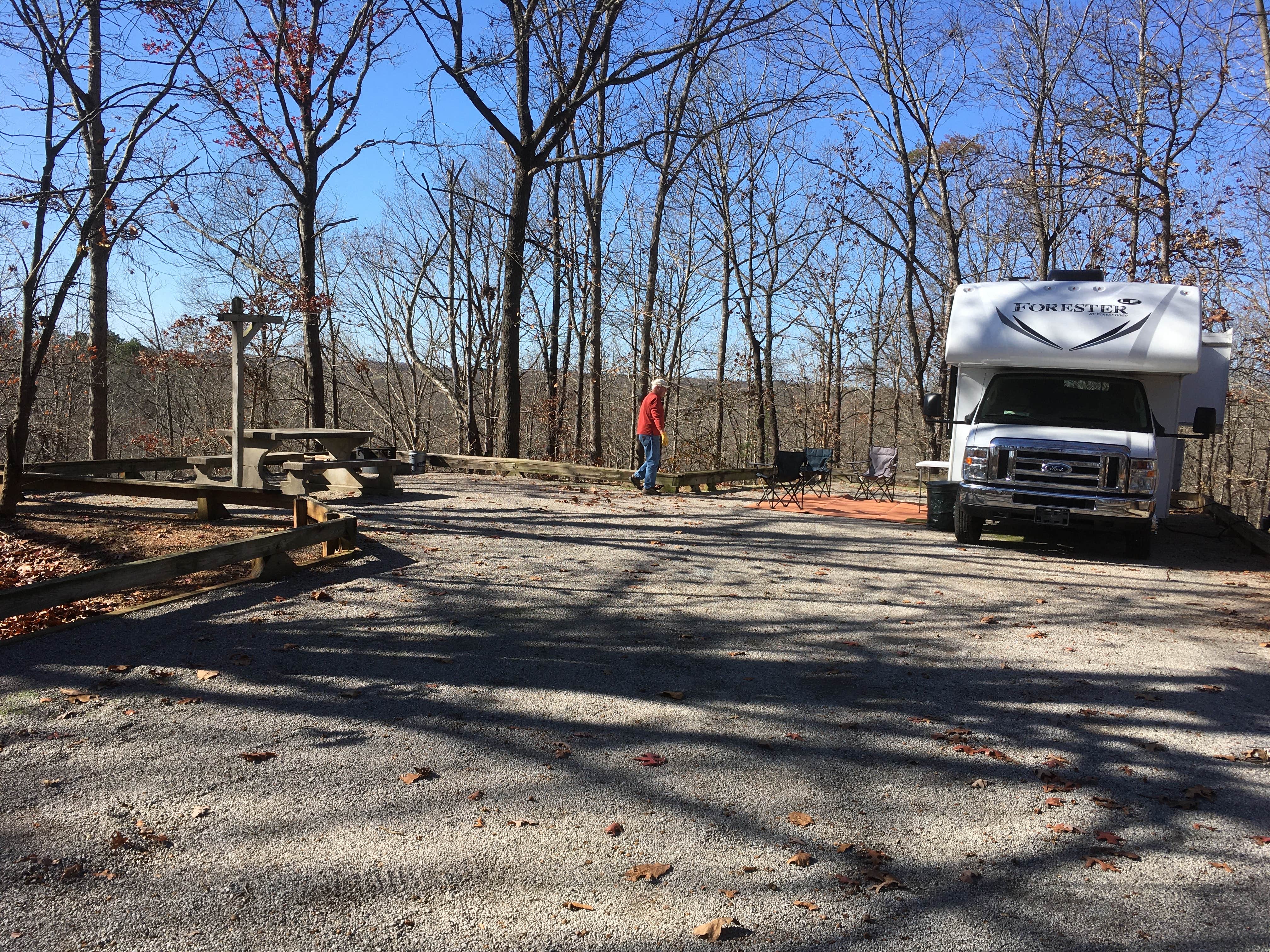 Susan H.'s photo of rv camping at Victoria Bryant State Park Campground near Athens, GA