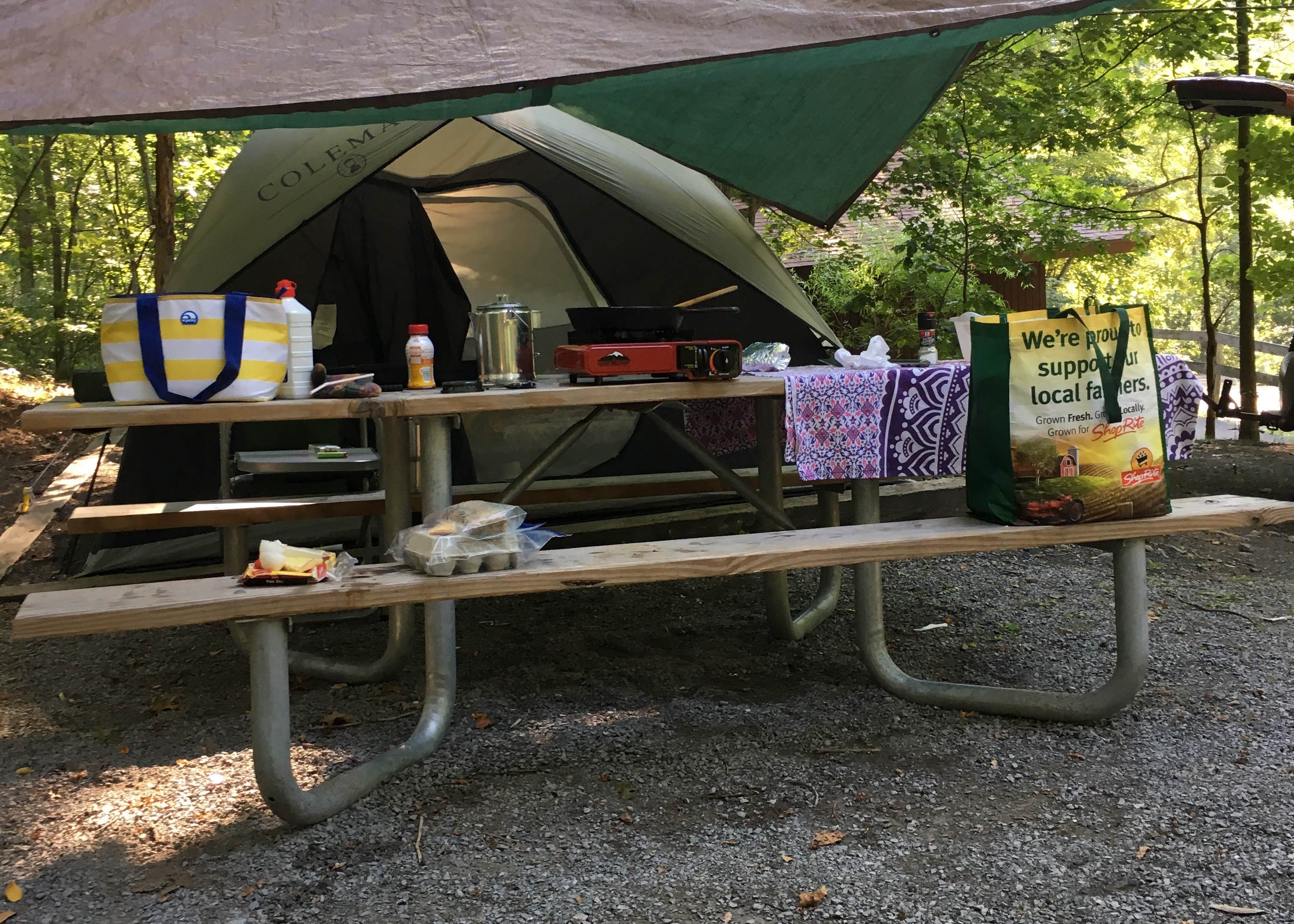 Monongahela National Forest Dispersed Site Camping Cheat Bridge, WV