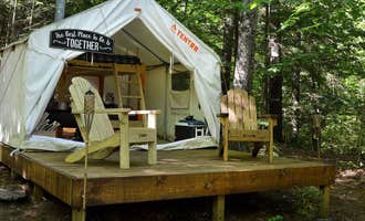 Camping near Camp Brackett: Lost Boys Hideout , Weare, New Hampshire