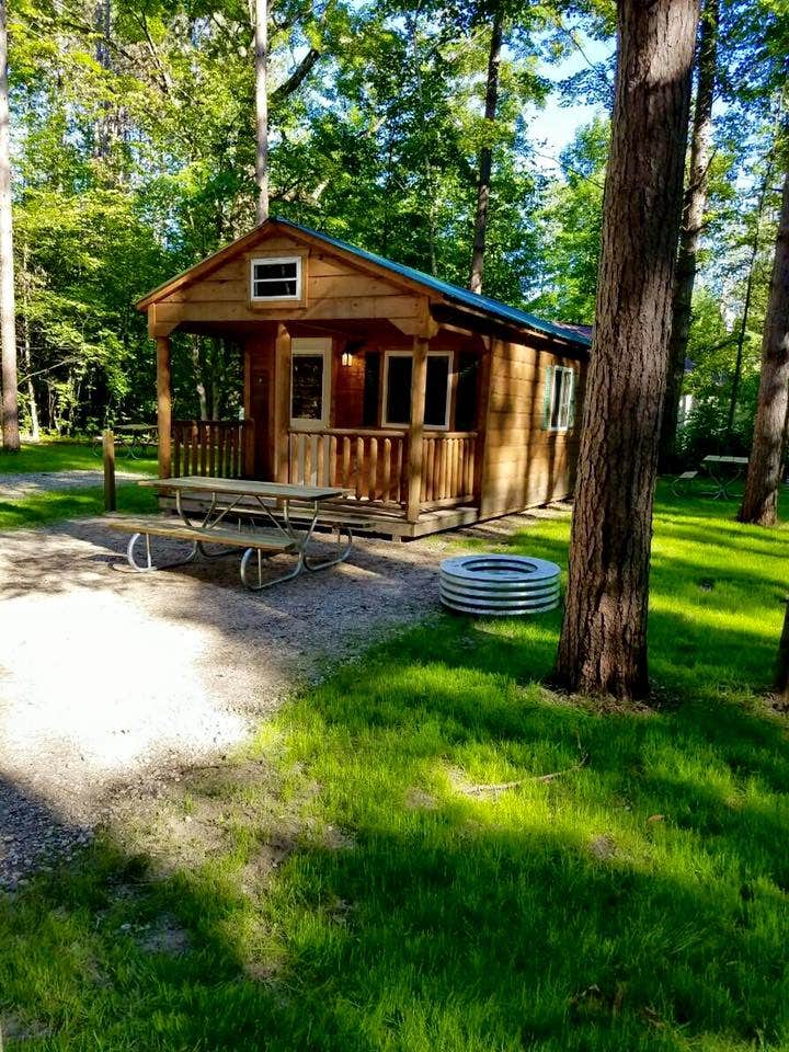 Northern E.'s photo of a cabin at Northern Exposure Campground & RV Park near South Boardman, MI