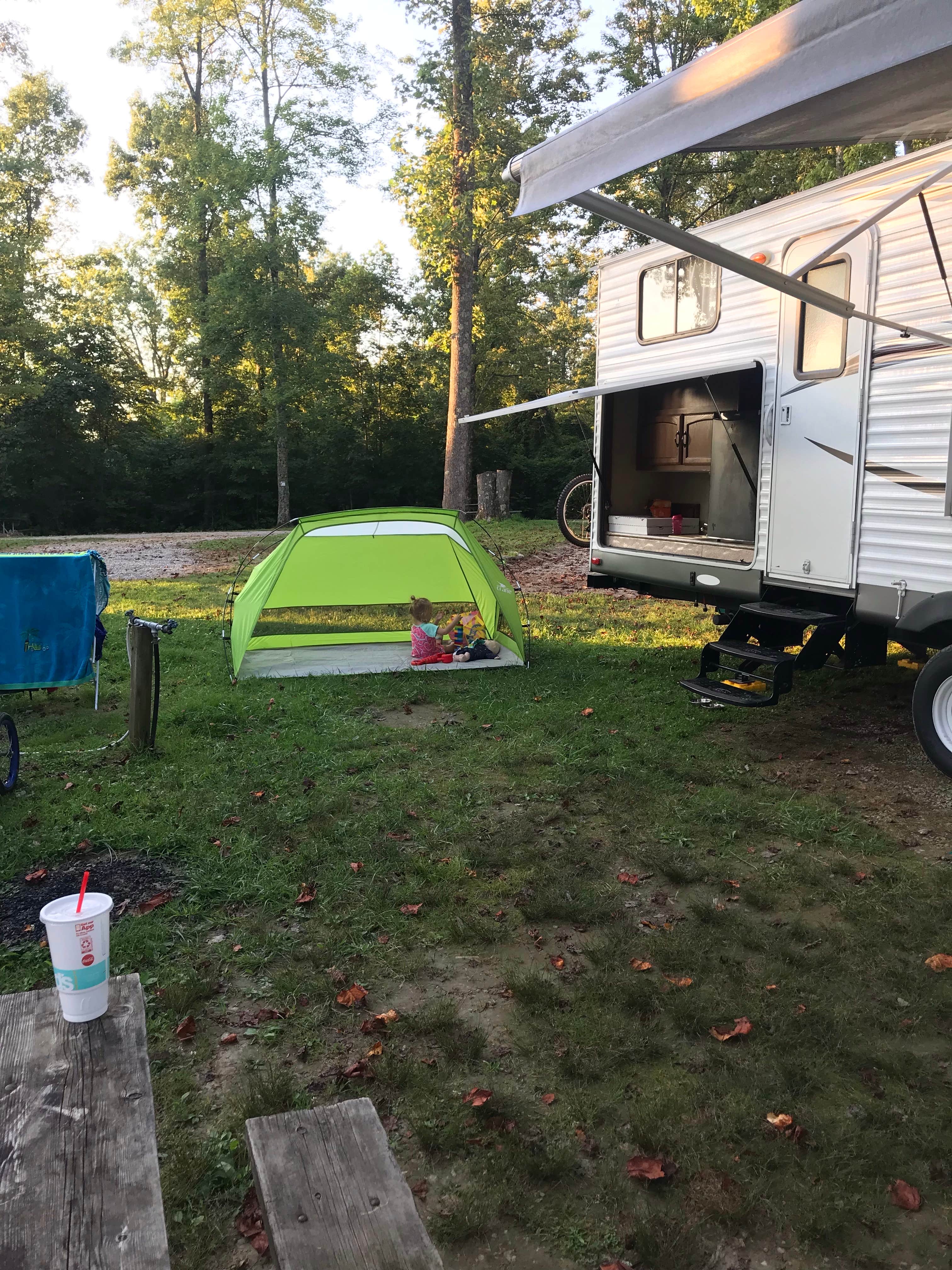 Vance M.'s photo of rv camping at Hocking Hills Jellystone Campground near New Plymouth, OH