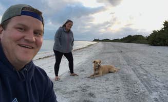 Josh W.'s photo of camping with pets at Fort De Soto Campground near Anna Maria, FL