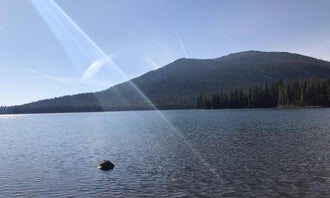 Camping near Cow Meadow Campground: Cultus Lake Boat In - Little Cove Campground, Sunriver, Oregon