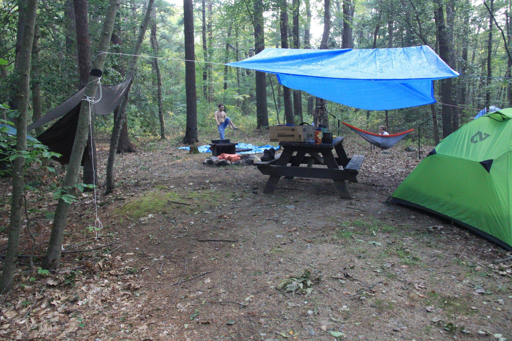Camper submitted image from Wompatuck State Park Campground - 2