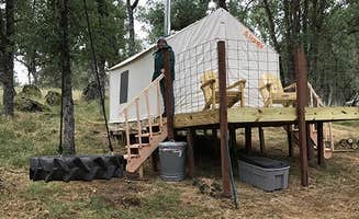 The Dyrt's photo of glamping accommodations at Trank Family Farm Campsite near Pinecrest, CA