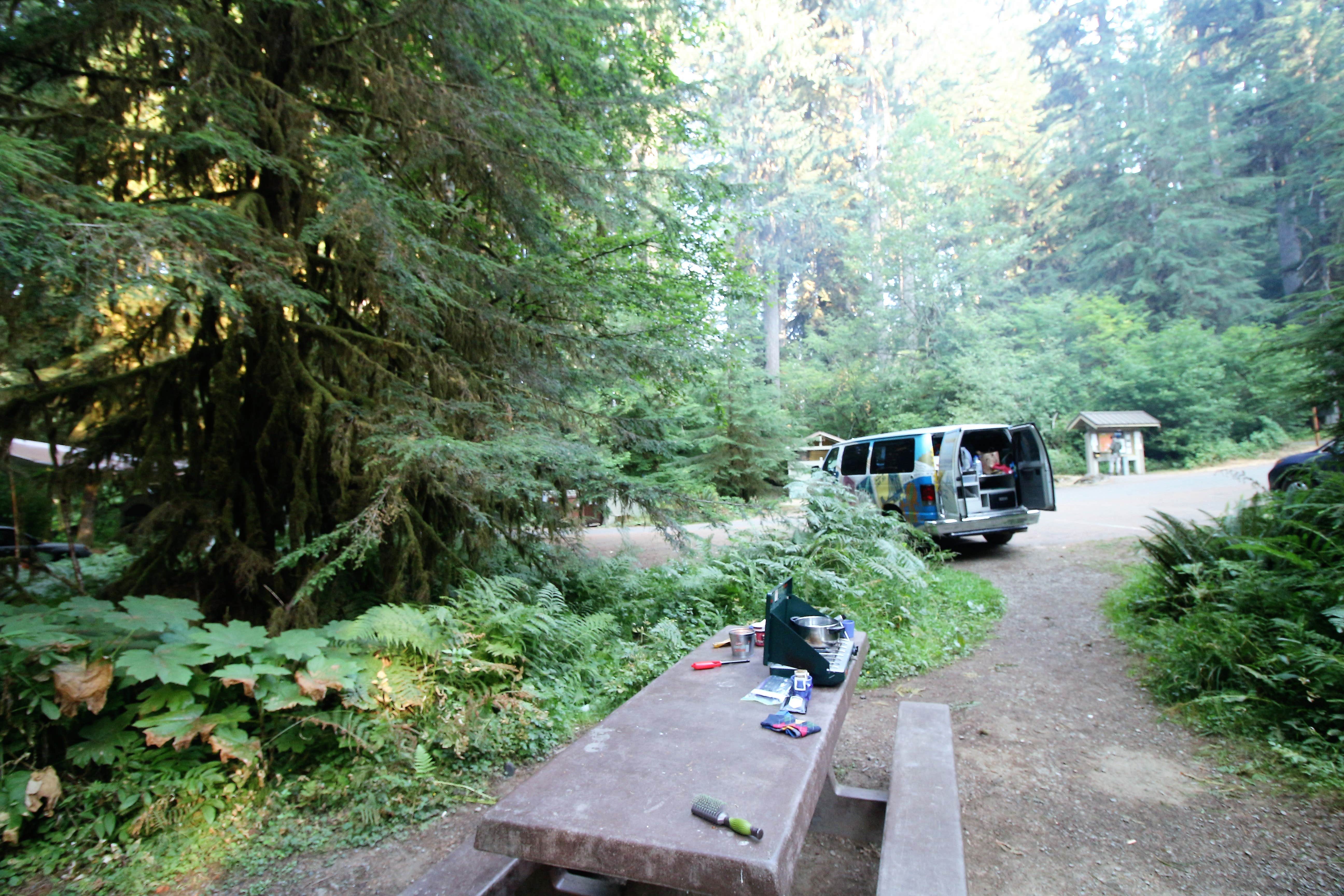 Elliott B.'s photo of rv camping at Sol Duc Hot Springs Resort Campground — Olympic National Park near Sol Duc Hot Springs, WA