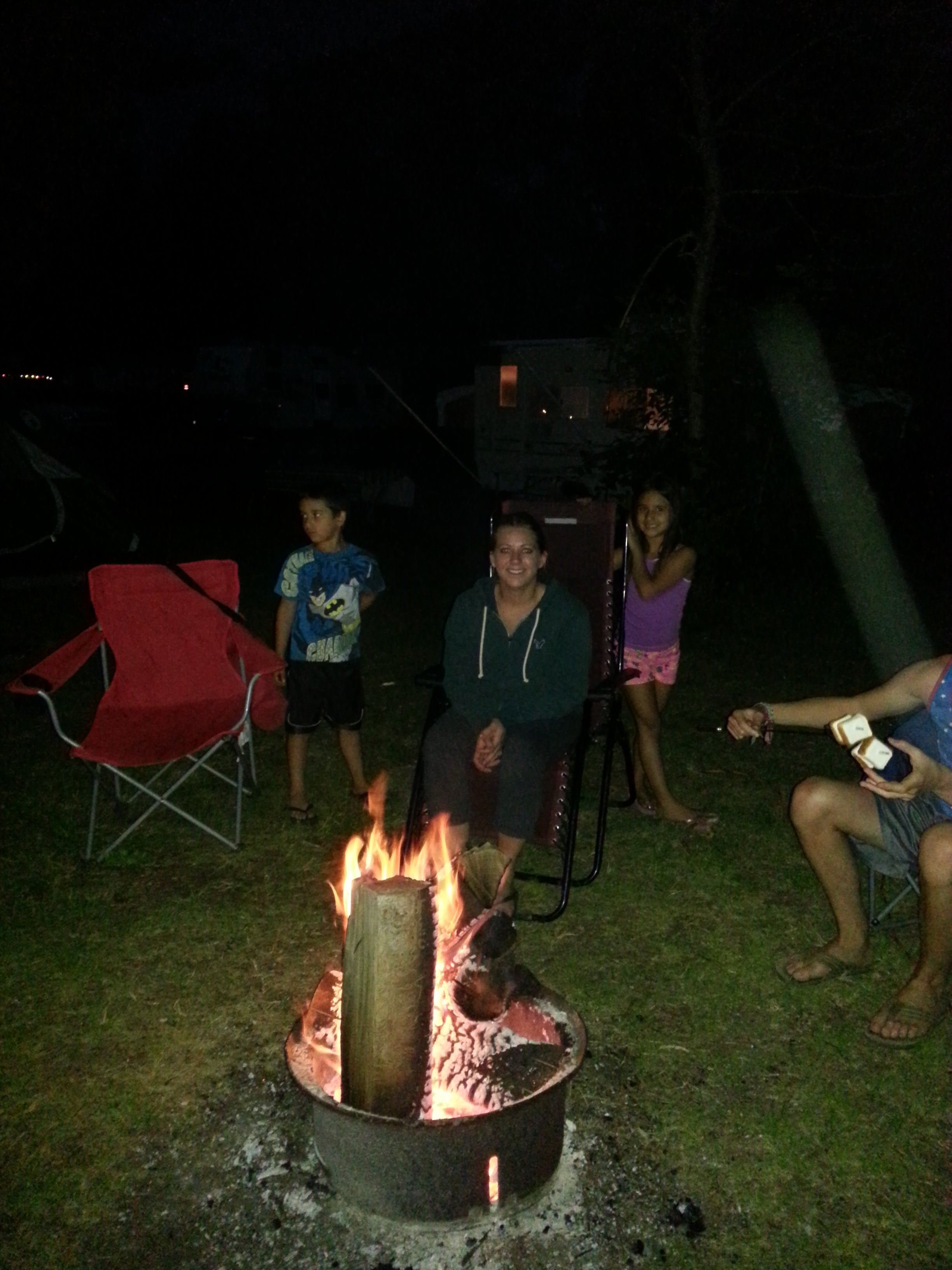 Fire pits are very small