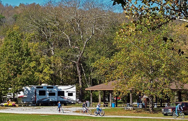 Chris B.'s photo of rv camping at Fort Boonesborough State Park Campground near Nicholasville, KY