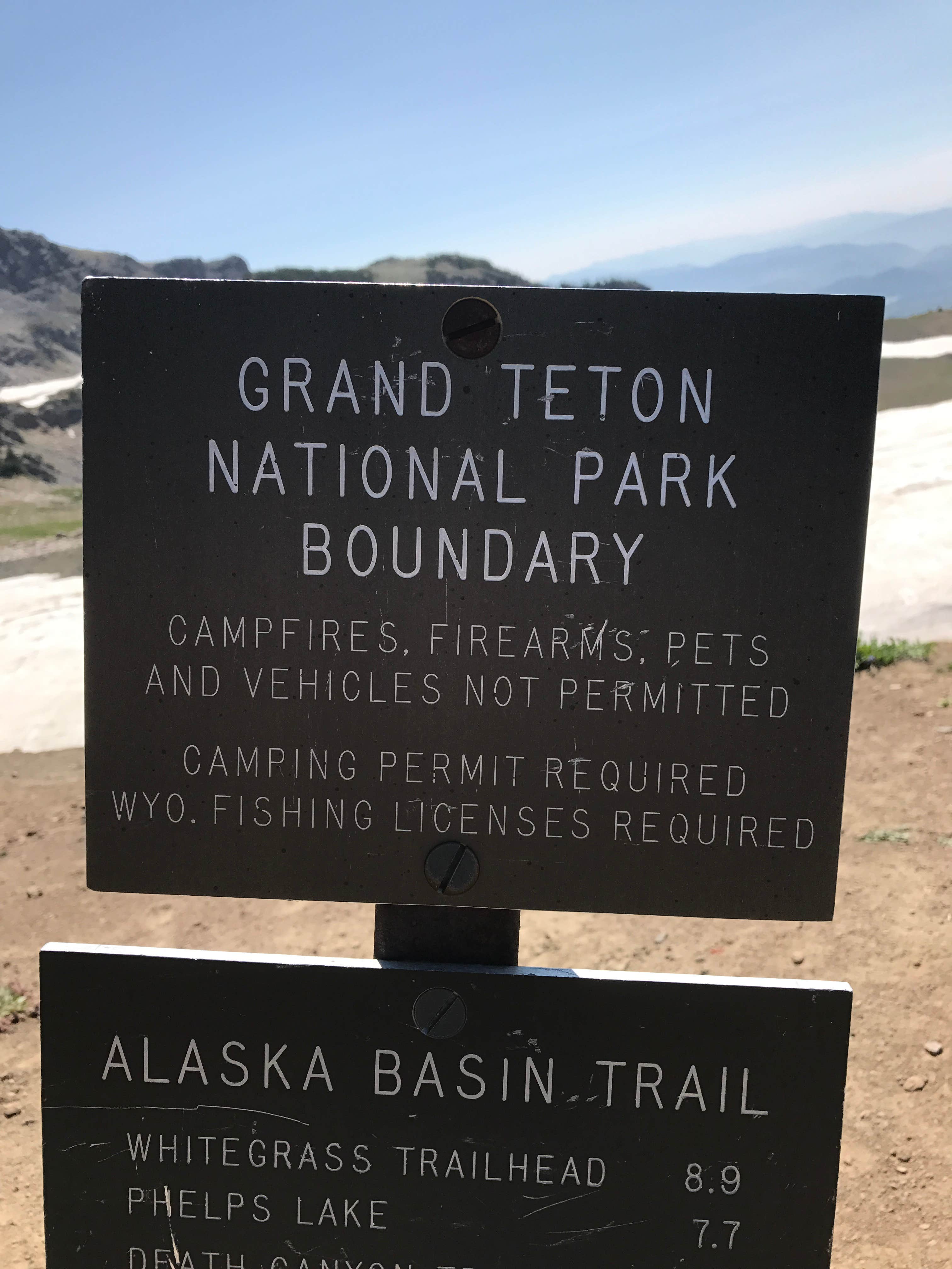 Camper-submitted photo at Alaska Basin Backcountry Camping near Alta, WY