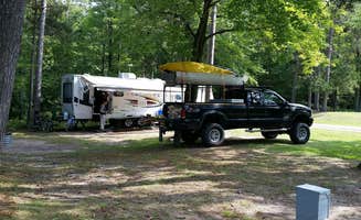 Stephanie C.'s photo of rv camping at Indian Lake State Park South Campground — Indian Lake State Park near Manistique, MI