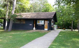 Stephanie C.'s photo of a cabin at Indian Lake State Park South Campground — Indian Lake State Park near Au Train, MI