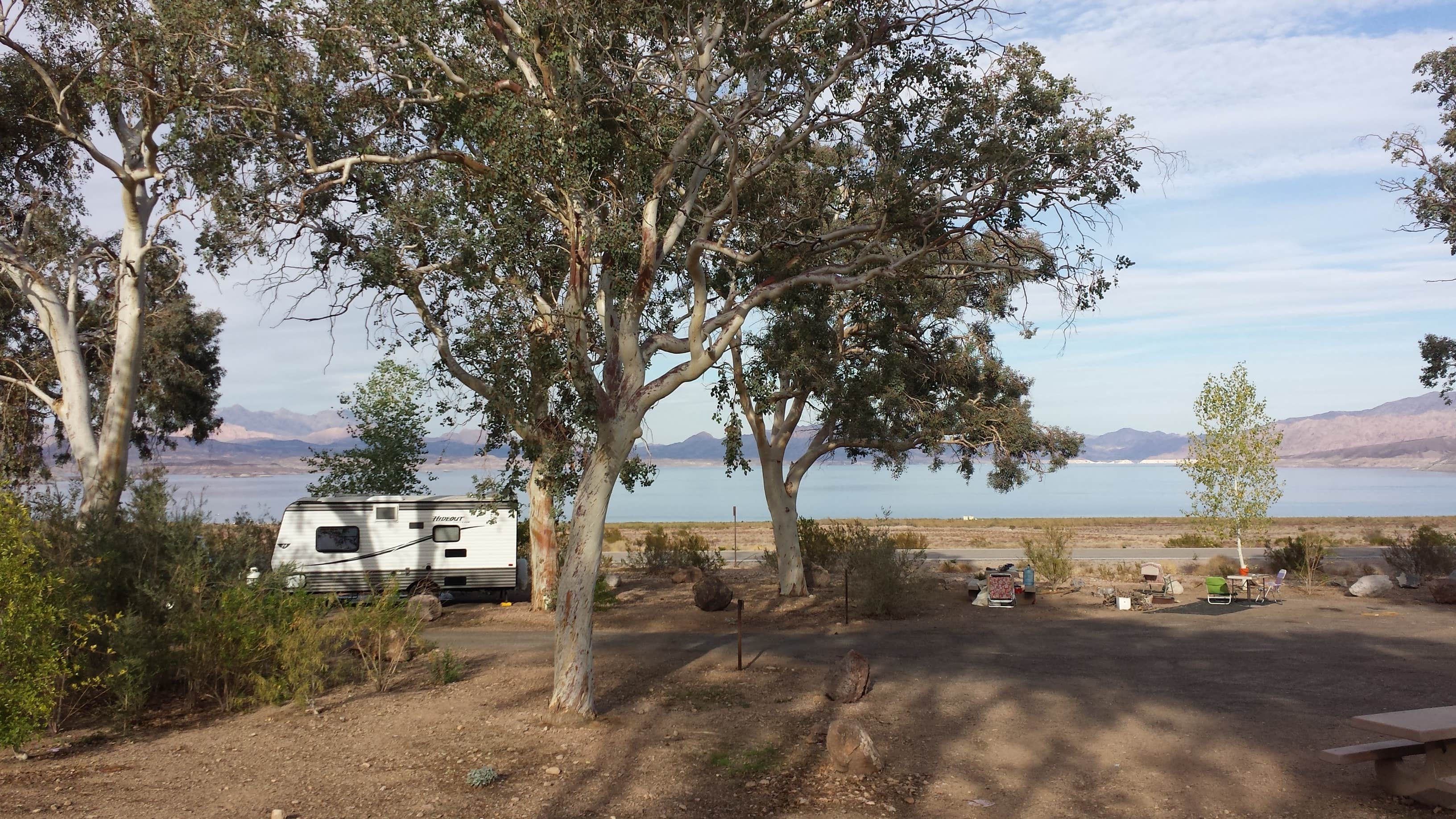 Colette K.'s photo of rv camping at Boulder Beach Campground — Lake Mead National Recreation Area near Searchlight, NV