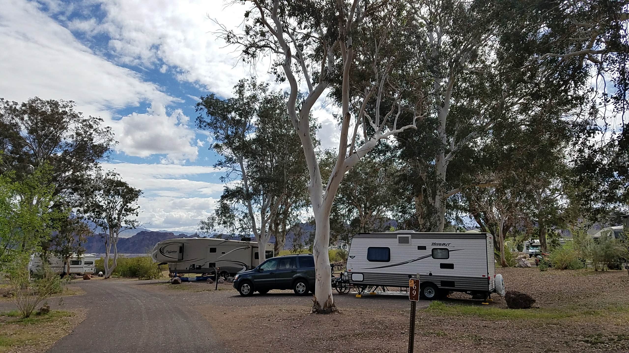 Colette K.'s photo of rv camping at Boulder Beach Campground — Lake Mead National Recreation Area near Temple Bar Marina, AZ