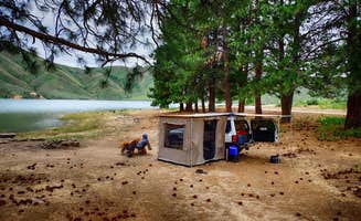 Eric Y.'s photo of a dispersed camping area at Arrowrock Reservoir Dispersed in Idaho
