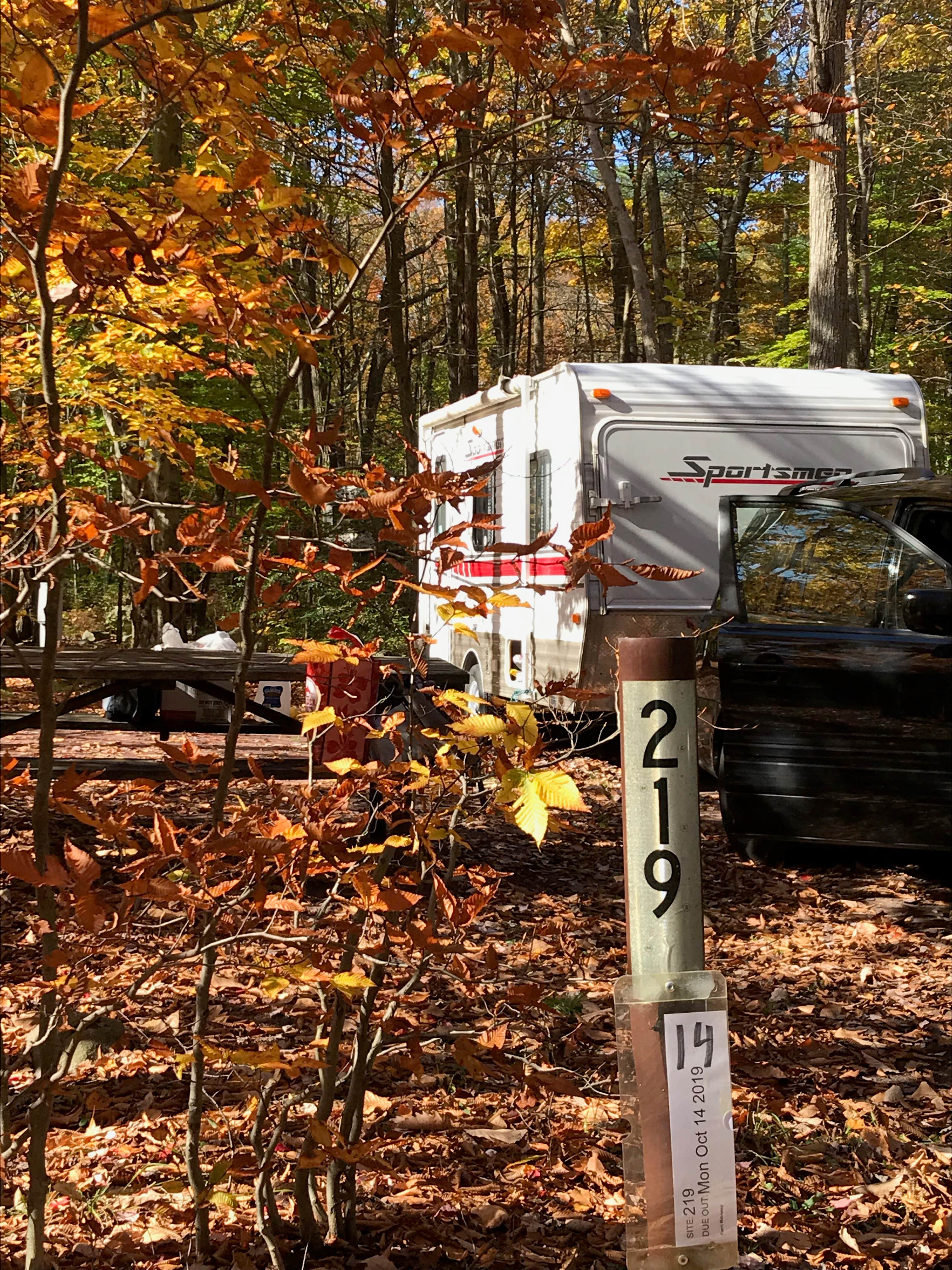 Kerri M.'s photo of rv camping at Hickory Run State Park Campground near Sweet Valley, PA