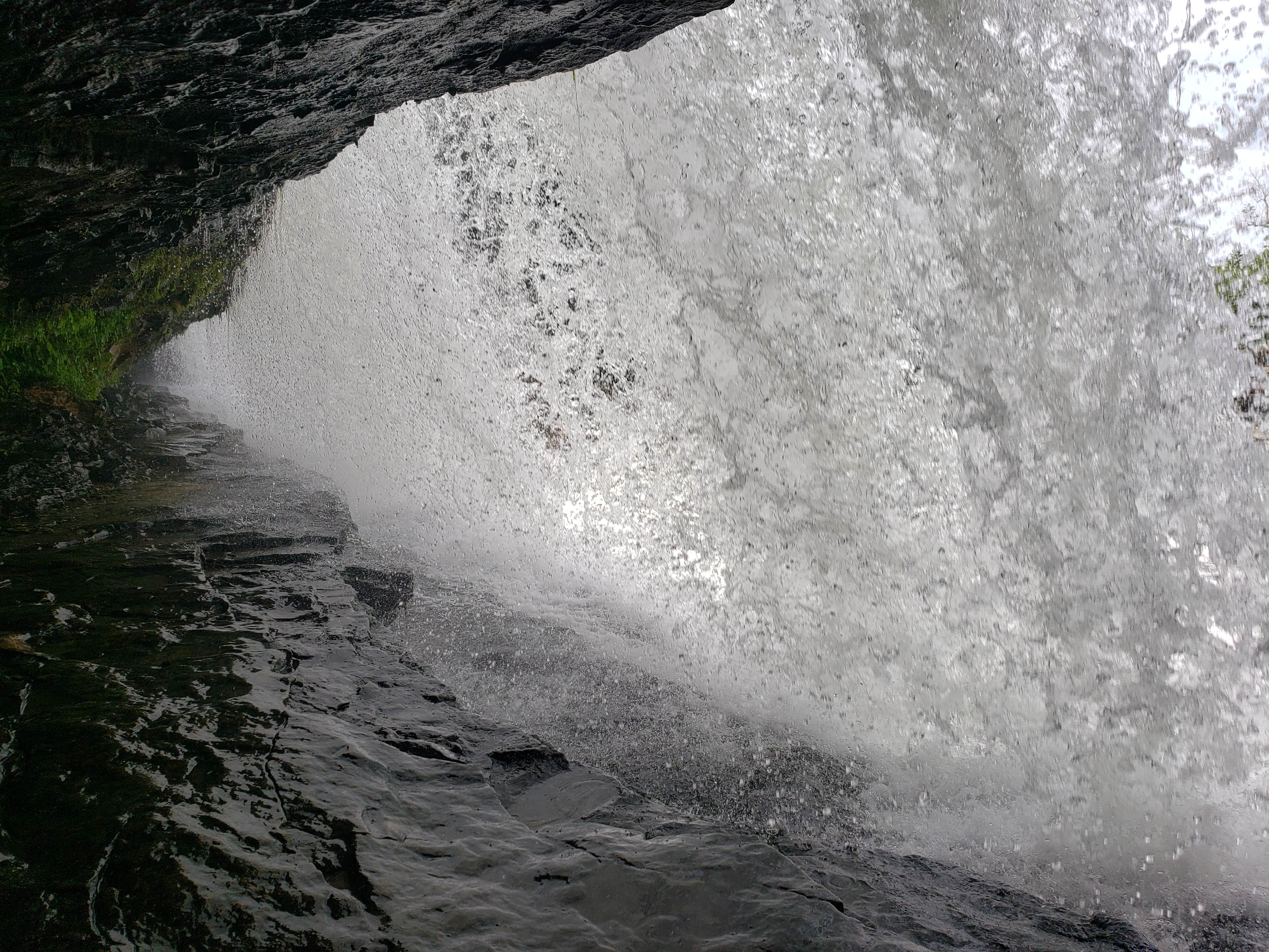 Waterfall you can actually swim/walk around in. Just be careful with small children.