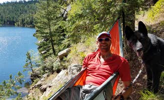 Daniel  B.'s photo of camping with pets at Winiger Ridge at Gross Reservoir near Longmont, CO