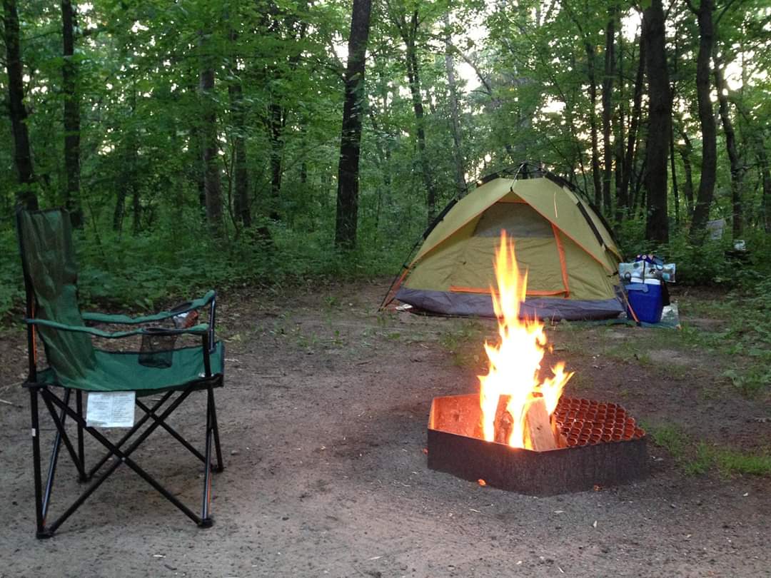 Camper submitted image from Bluewater Bay Campground — Mirror Lake State Park - 1
