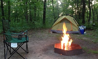 Camping near Sandstone Ridge Campground — Mirror Lake State Park: Bluewater Bay Campground — Mirror Lake State Park, Lake Delton, Wisconsin
