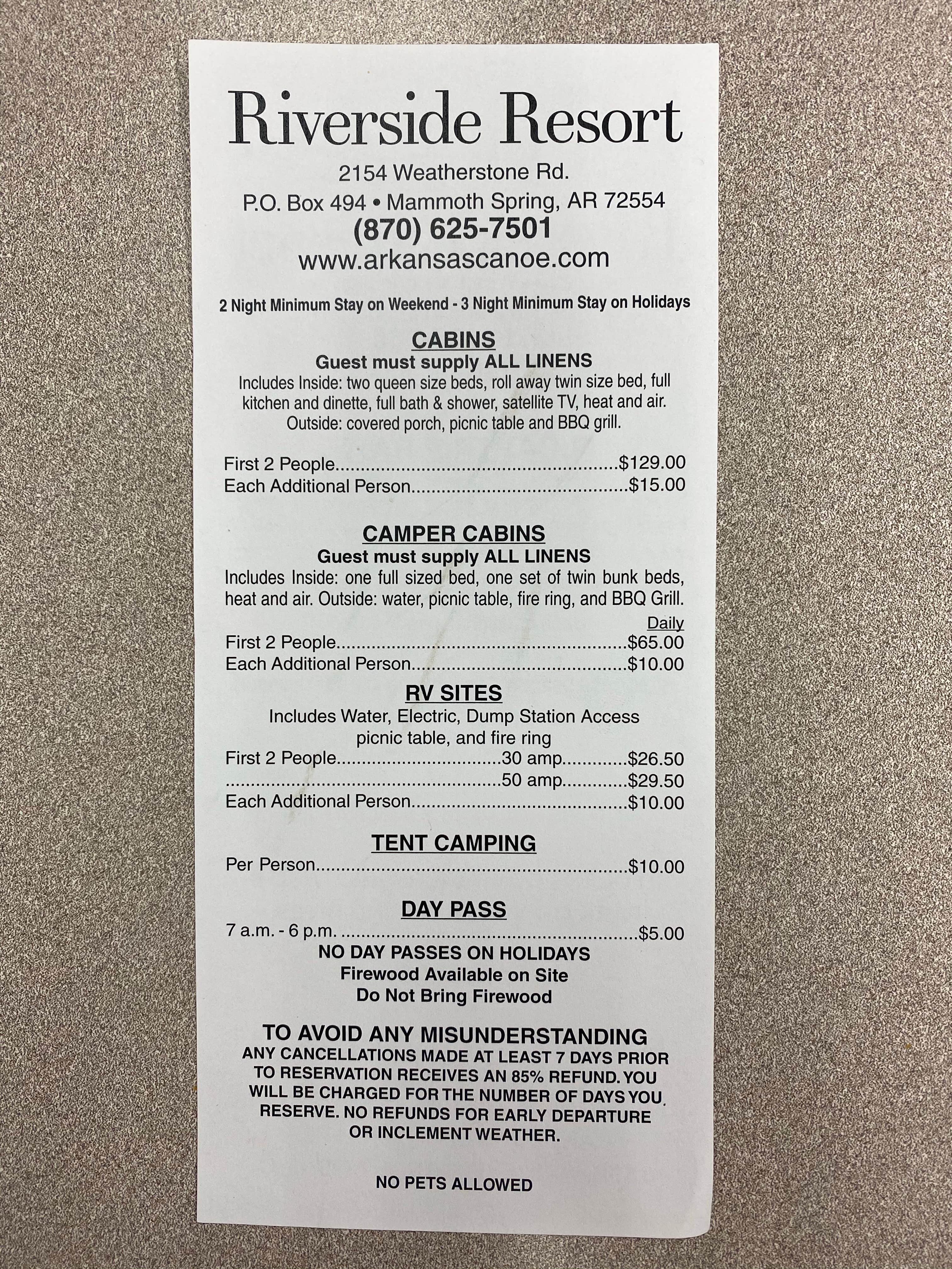 Camper-submitted photo at Riverside Campground and Canoe near West Plains, MO